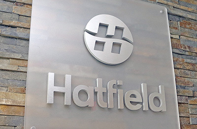 Hatfield Reception Sign - North Vancouver