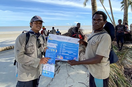Celebrating the establishment of Conservation Areas in the waters off Kolepom Island, South Papua, Indonesia, for World Wildlife Day