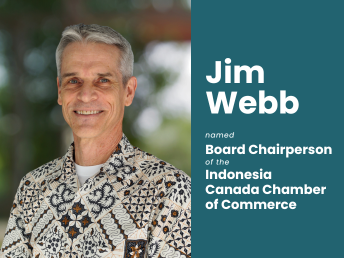 Hatfield Indonesia’s Jim Webb named Board Chairperson of the Indonesia Canada Chamber of Commerce